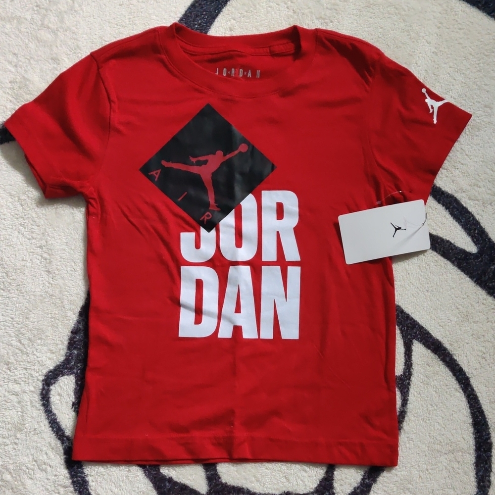 Jordan Kids Red and Gray Bottoms Set - Picture 2 of 4